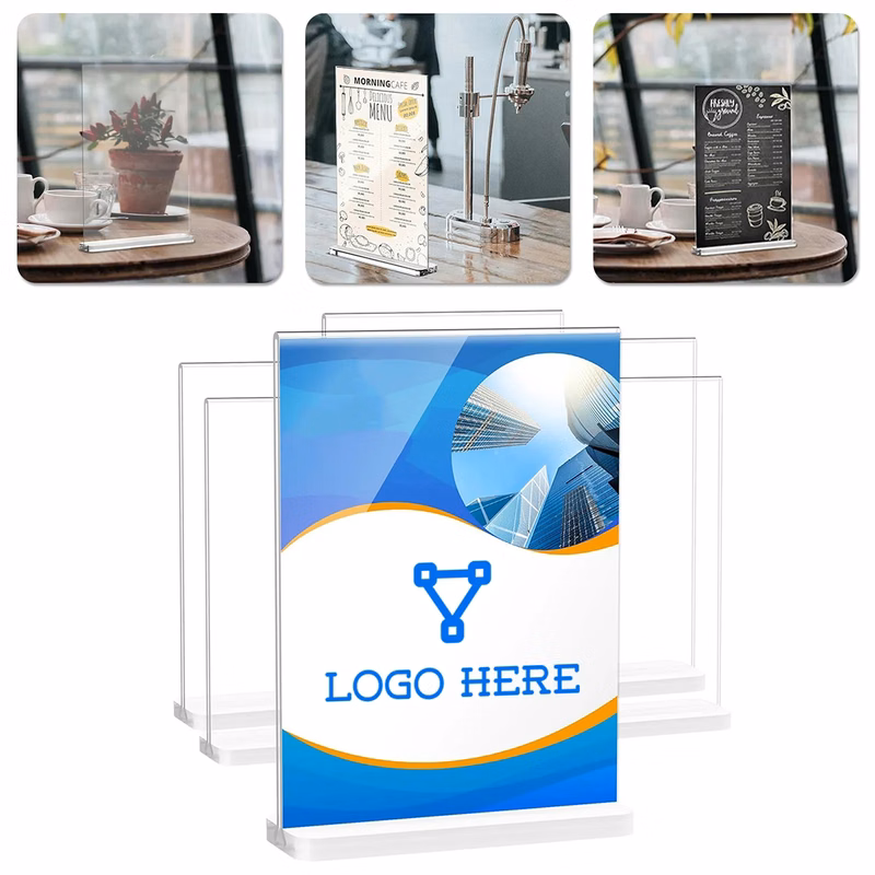 Elevated Tabletop Menu Holder