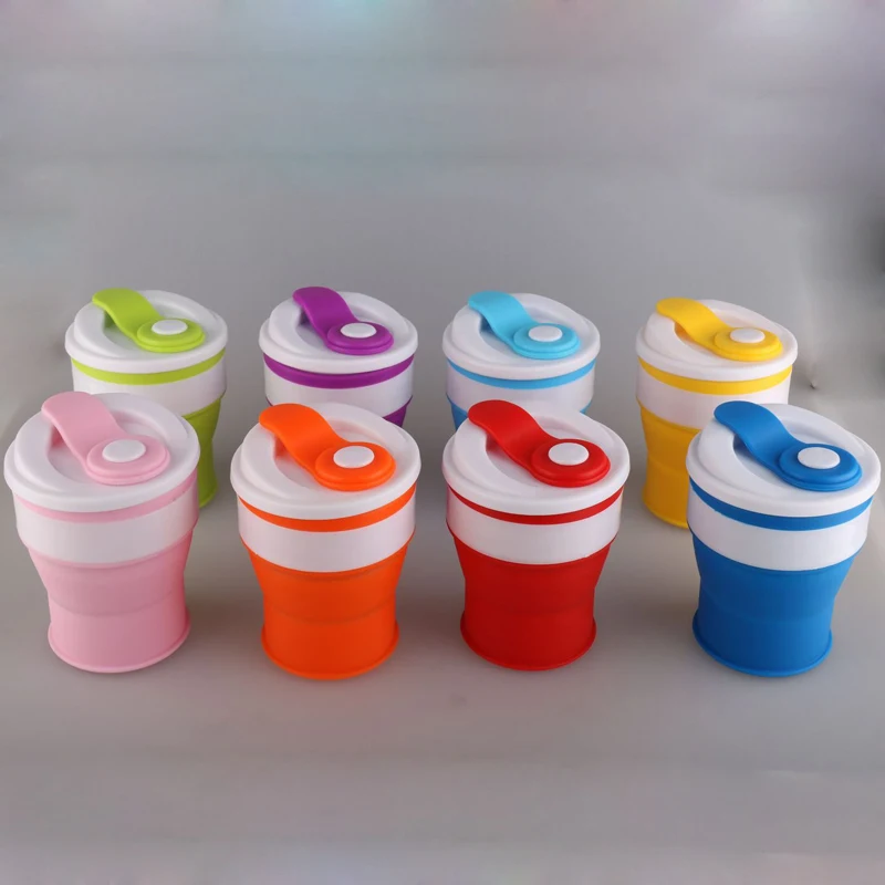 Silicone Folding Collapsible Water Cup Coffee Mug 1