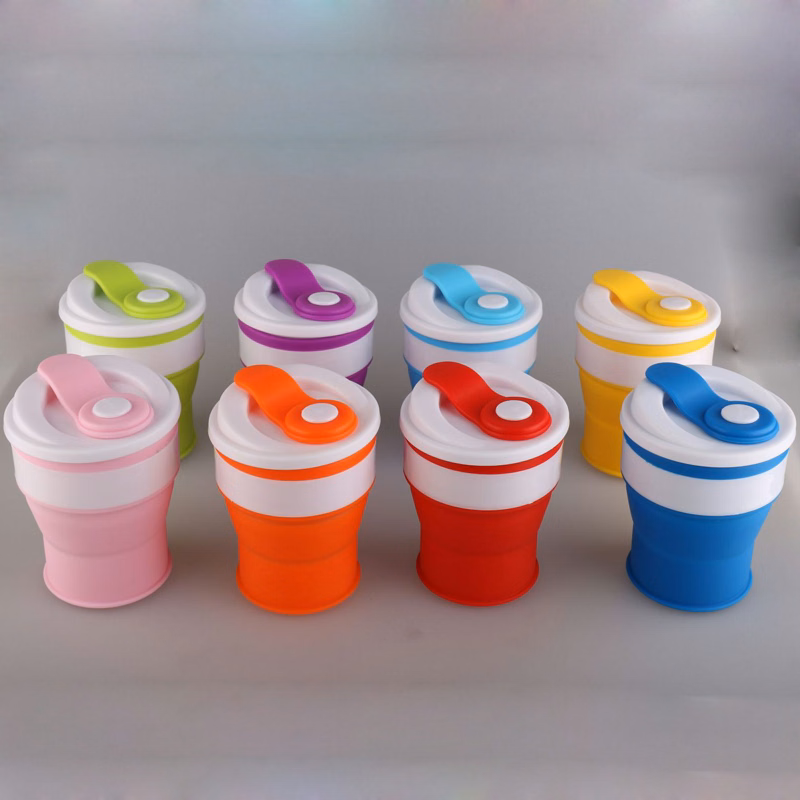 Silicone Folding Collapsible Water Cup Coffee Mug