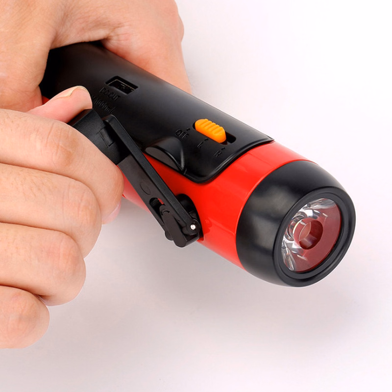 ResQ LED Flashlight / Power Bank / FM Radio for Travel, Camping, or Hiking