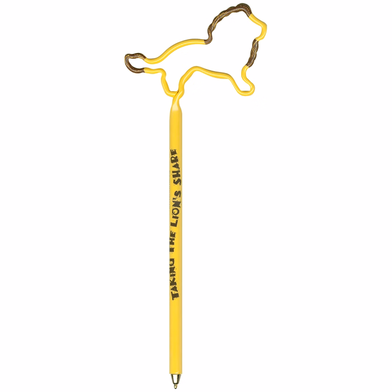 Lion Full Body Multi-Color Inkbend Standard, Bent Pen
