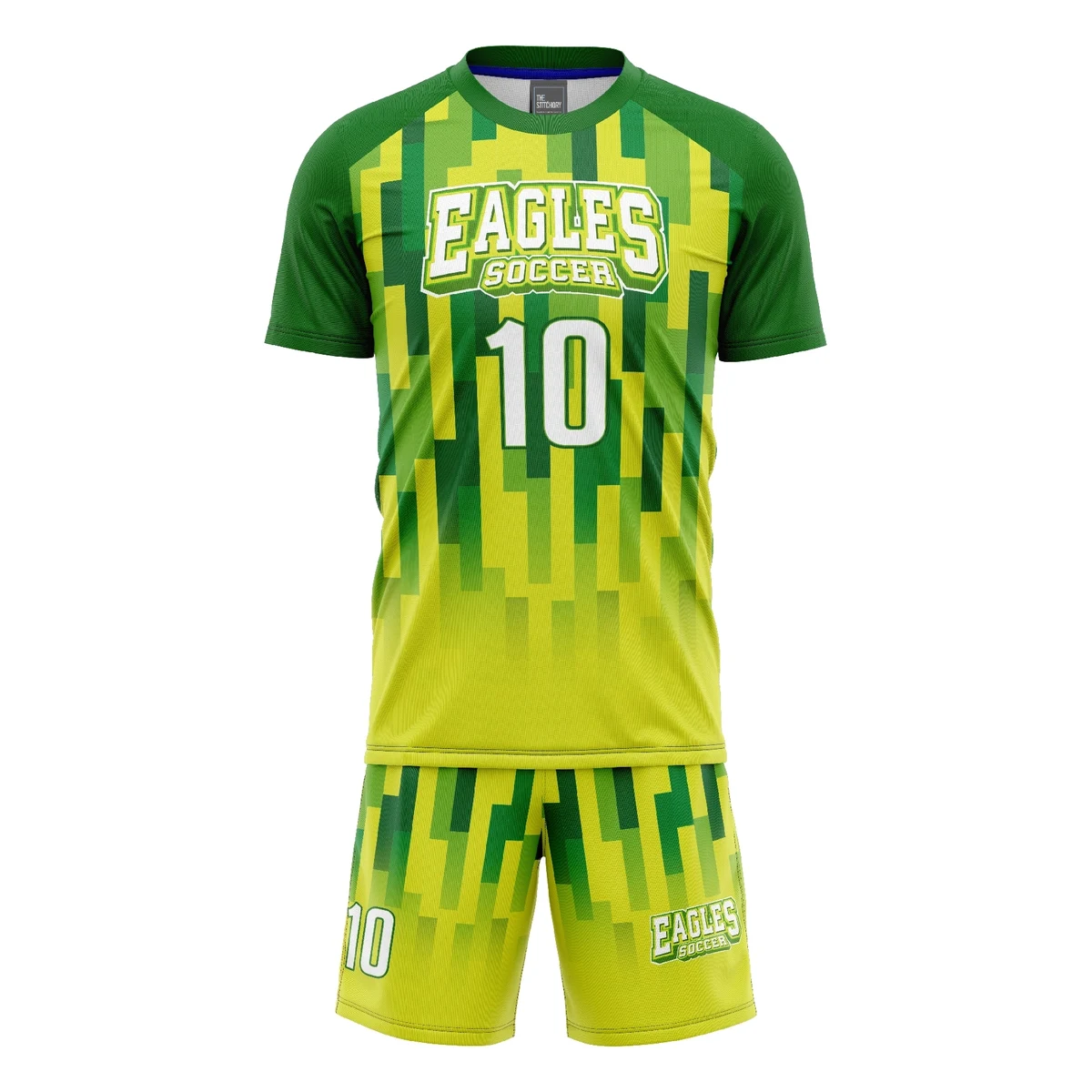 Youth Sublimated Soccer Uniform Set (Jersey + Shorts) 1