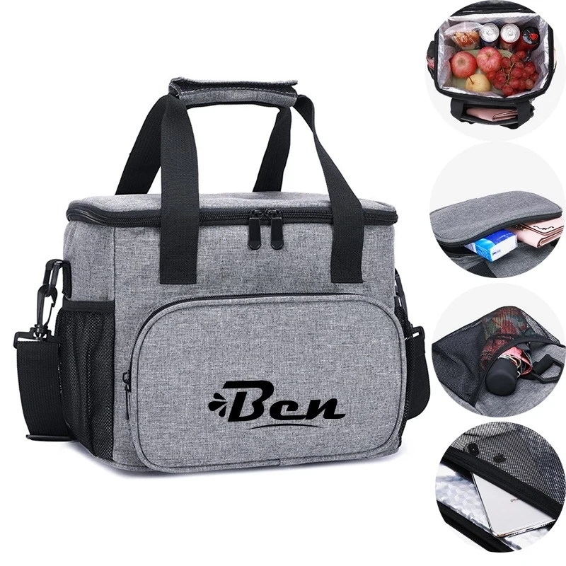 Oxford Waterproof Double Zipper Insulated Bag 1