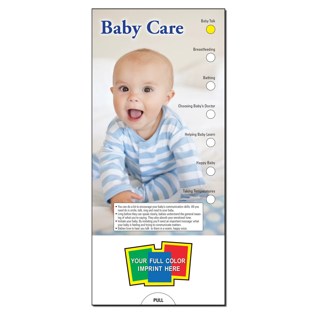 SLIDE CHART - Baby Care Slide Chart 1