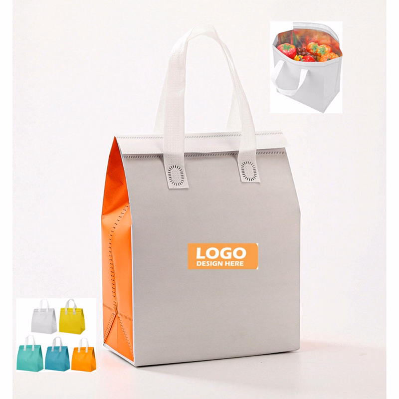 Disposable Non-Woven Lunch Tote Cooler Bag