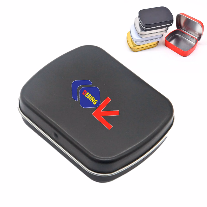 Metal Hinged Tin Box