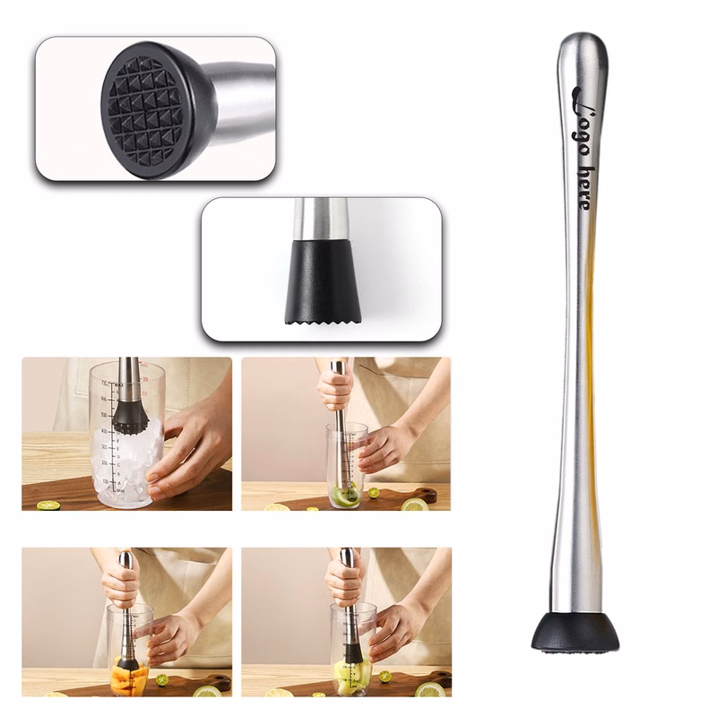 Professional Drink Muddler Fruit Crusher Mixing Tool