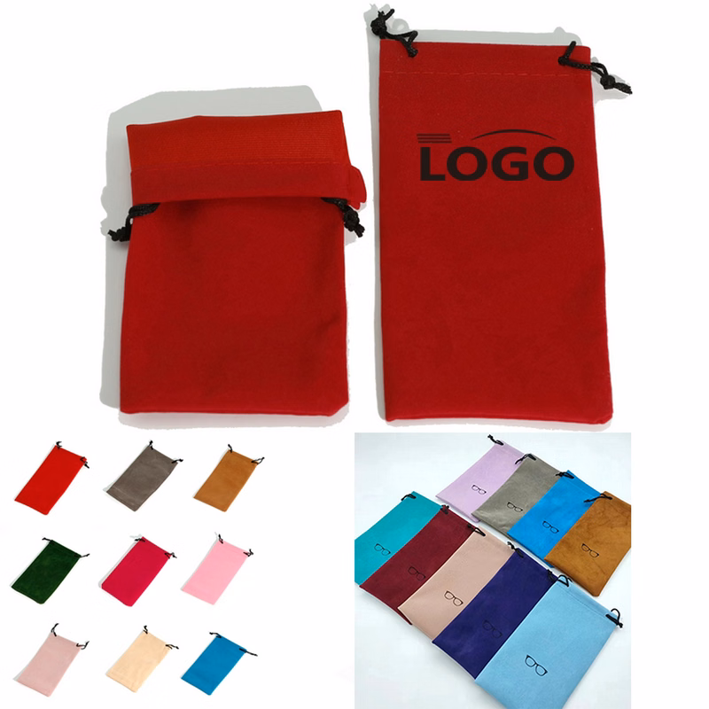 Colourful Drawstring Cuff Glasses Pouch