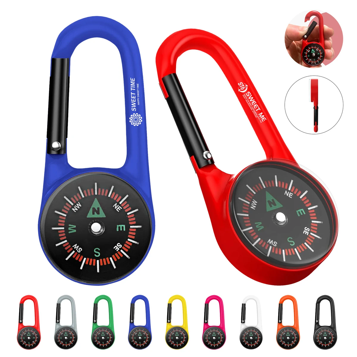 ABS Carabiner Compass 1