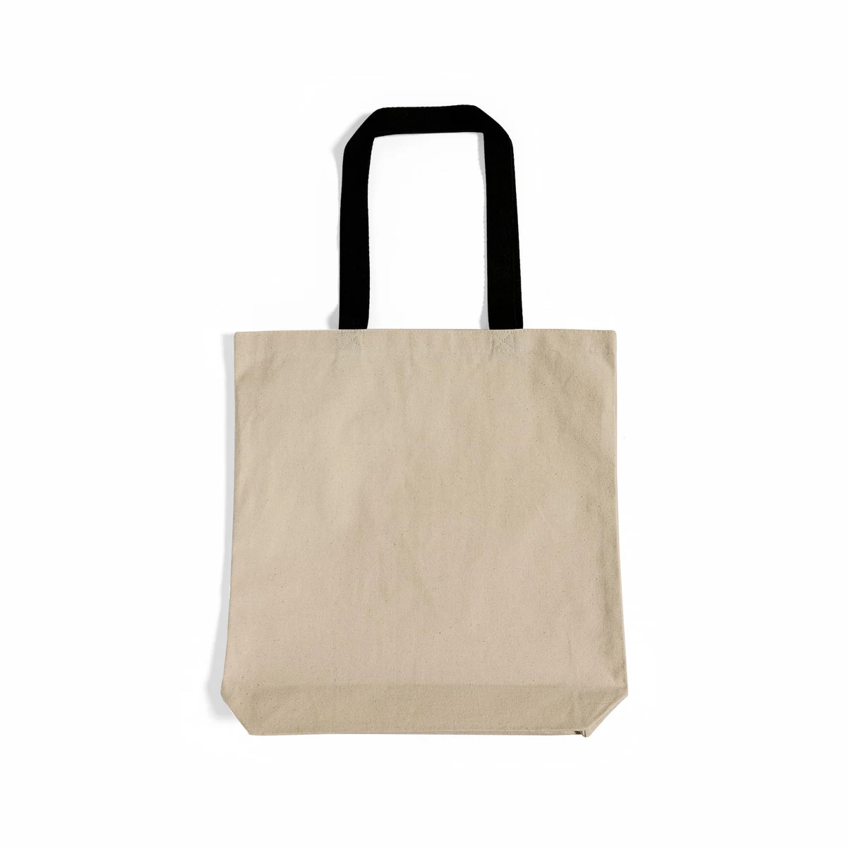 Two-Tone Cotton Canvas Tote Bag, custom tote bag with logo imprint 1