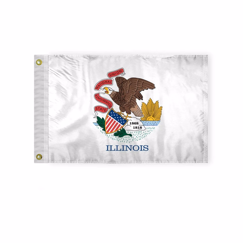 12"x18" to  8'x12'  Illinois Nylon Flags