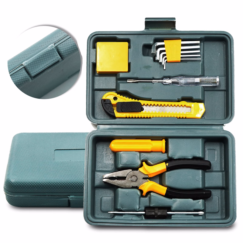 MOQ 5 Essential Hardware Tool Kit for Home Repairs and Fixes