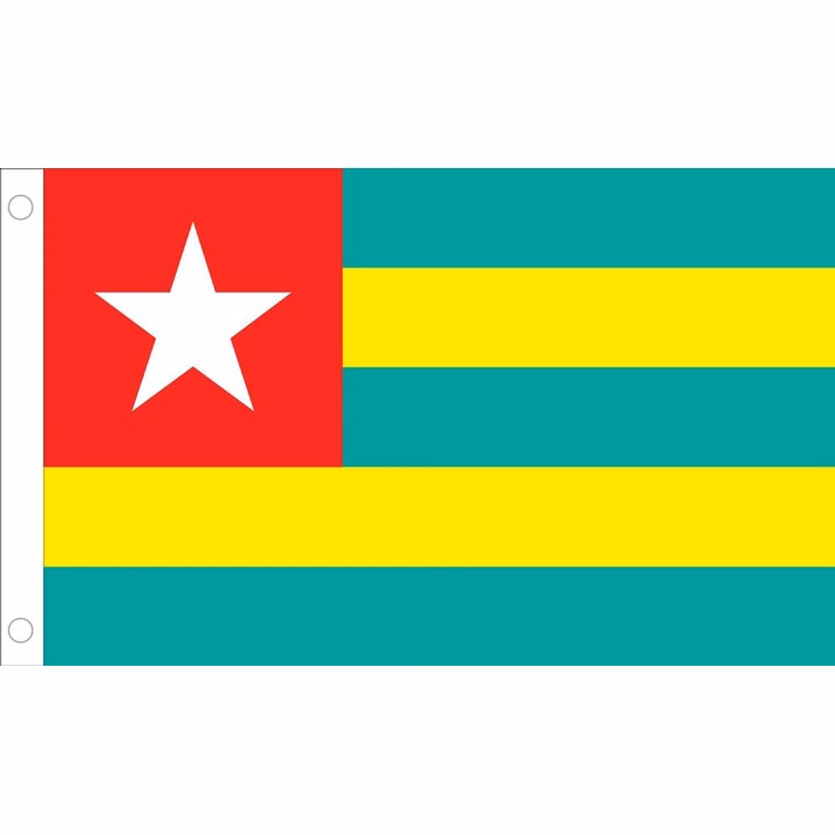 Togo Flag - 2' x 3' - Nylon