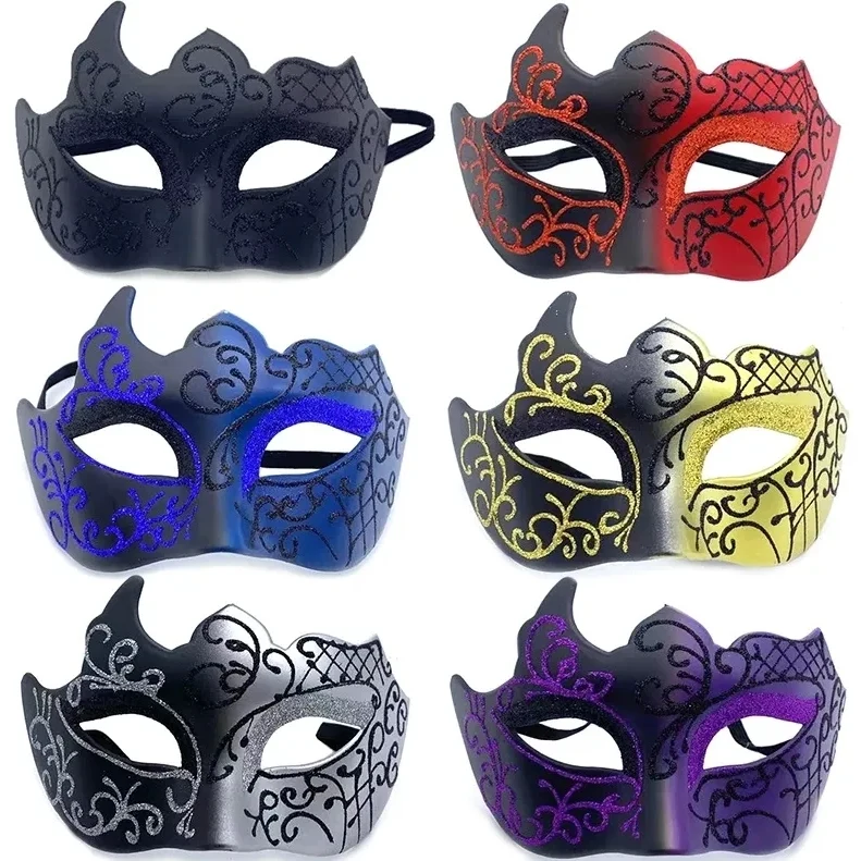 Venetian Couple Masquerade Mask Set 1