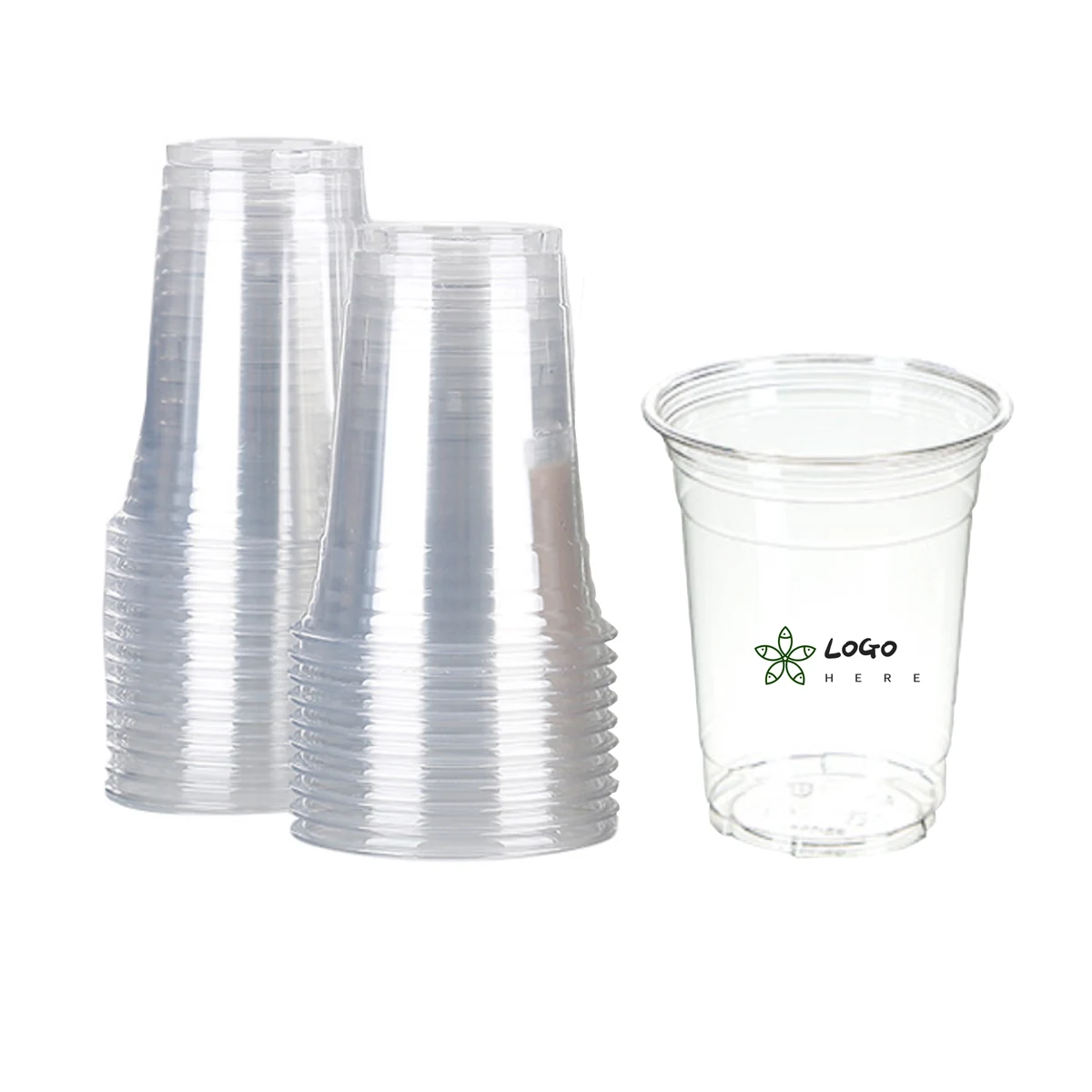 MOQ50 16oz Disposable Clear Plastic Cup 1
