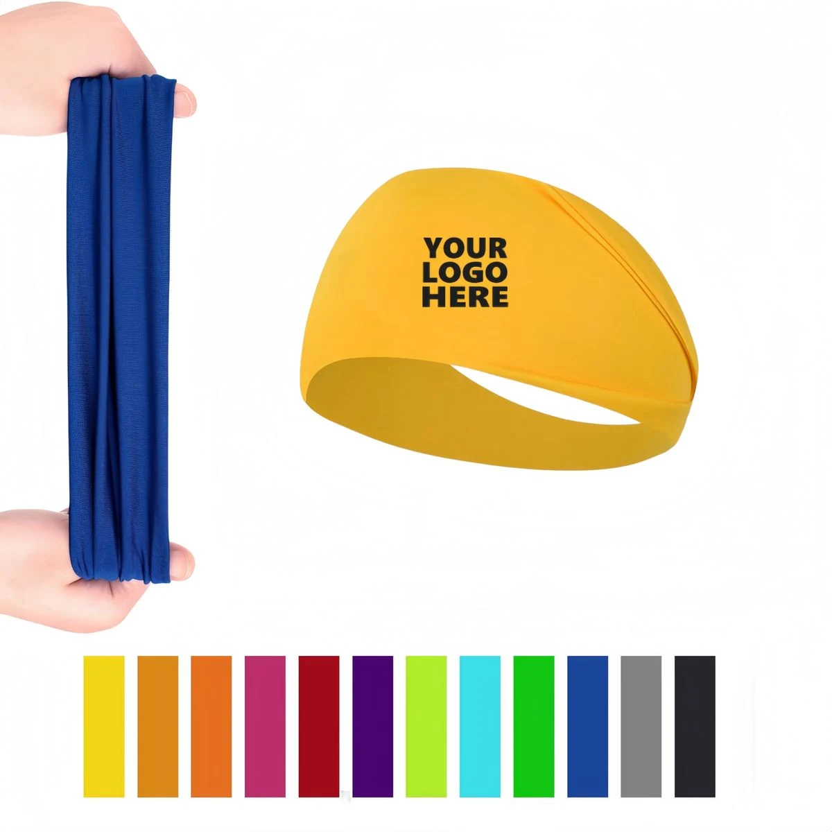 Elastic Cotton Sports Headband 1