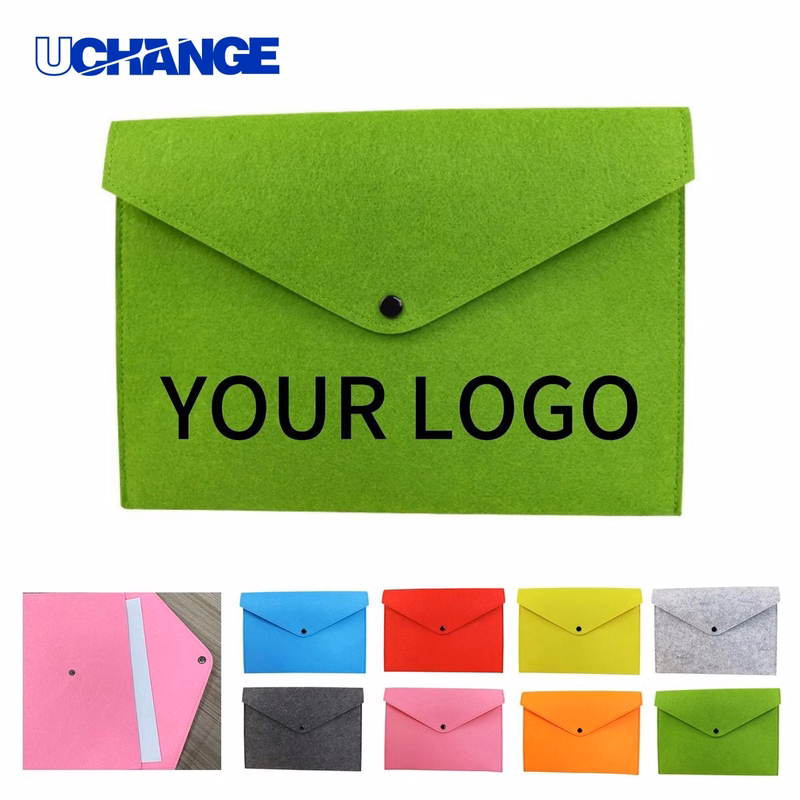 Felt A4 Document Bag Case 12.99x9.06 Inch Waterproof