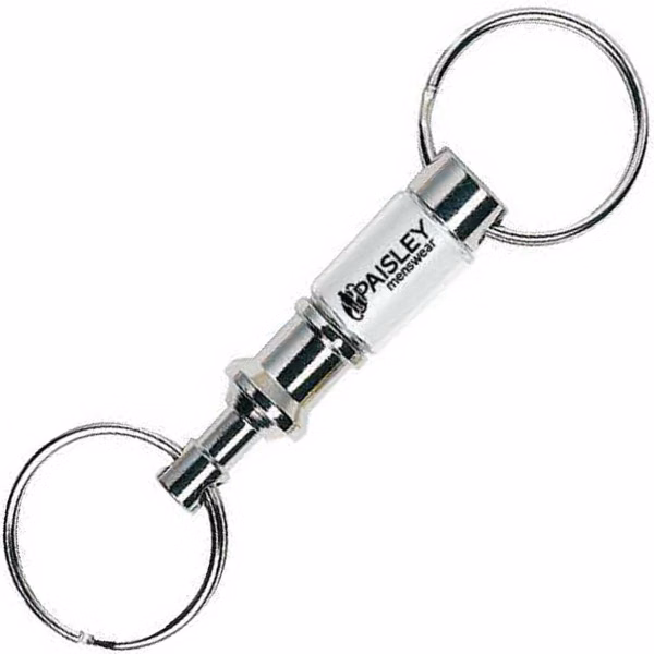 Silvertone Pull-A-Part Key Tag