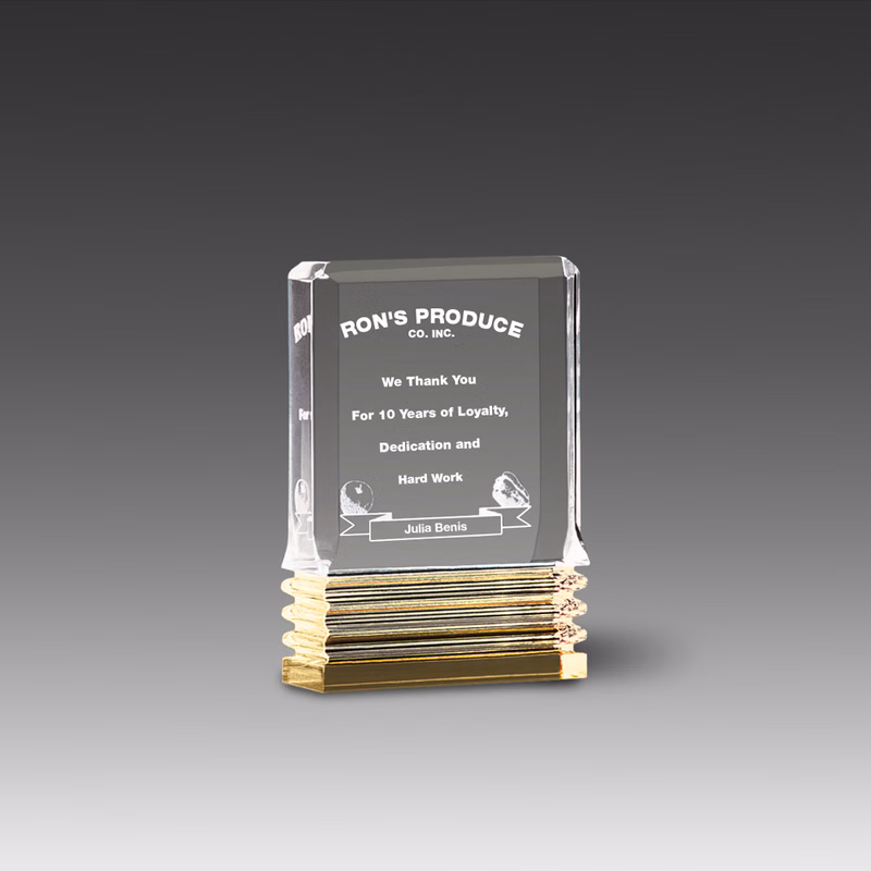 Diamond Carved Award (3"x4"x1")