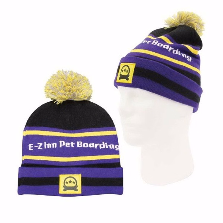 Beanie w/ Pom Pom Top - HD