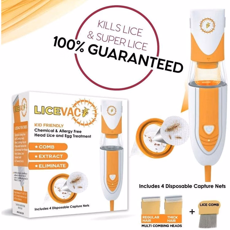 Lice Vac Head Lice and Egg Electric Vacuum Comb