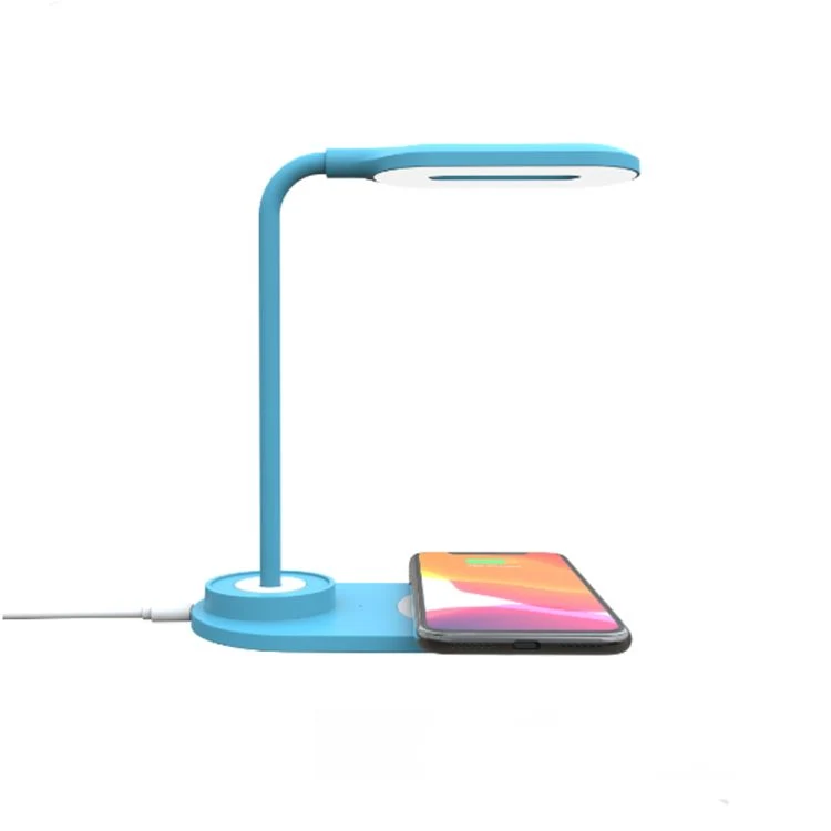 10W USB Charging Desk Lamp With Wireless Charger 1
