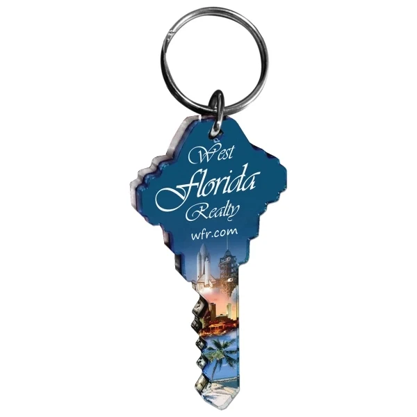 Key Shaped Keychain 1