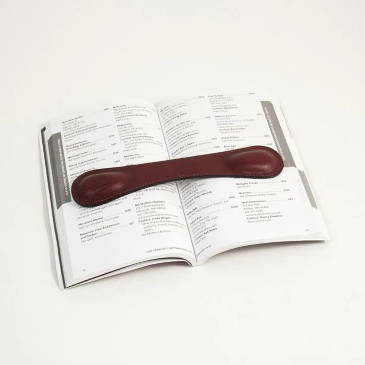 Leather Bookmarker Weight 1