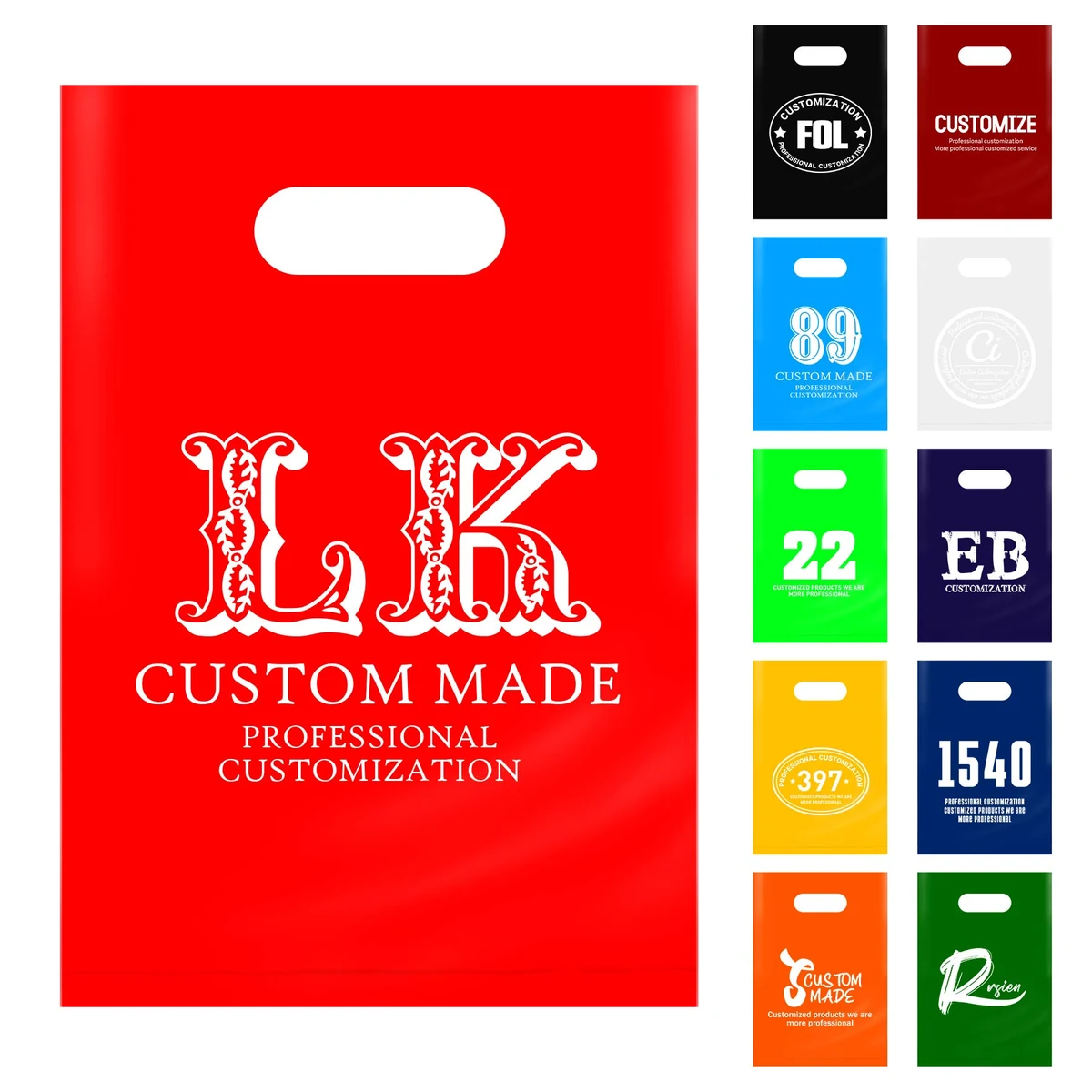 Die Cut Plastic Bags 1