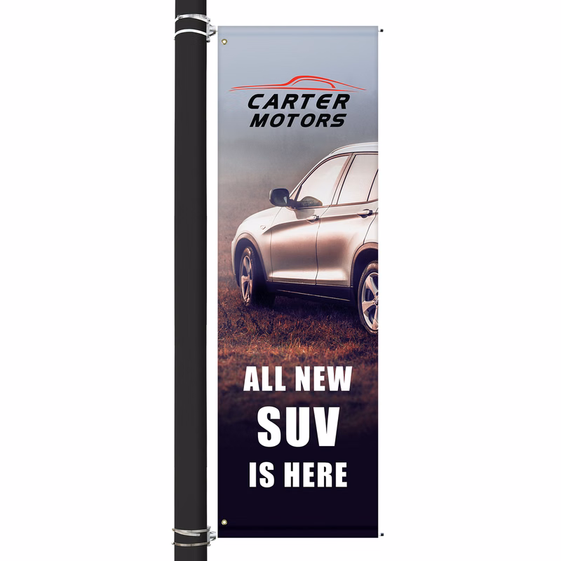 96" x 30" Custom Vinyl Avenue Banners