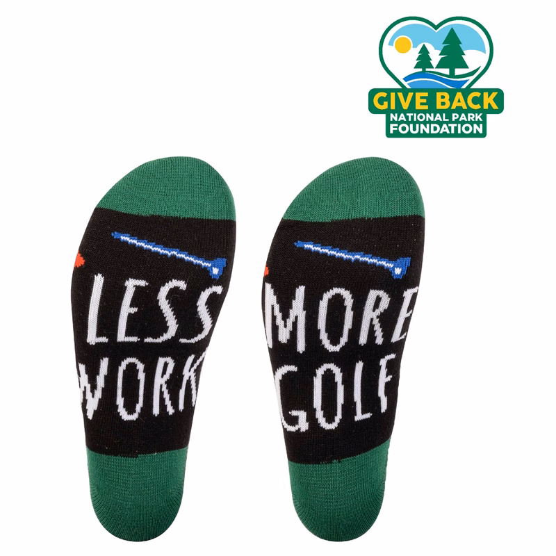 ACE Less Work, More Golf Dress Socks