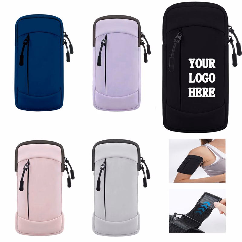 Fitness Arm Sleeve Phone Holder with Water Resistant Fabric