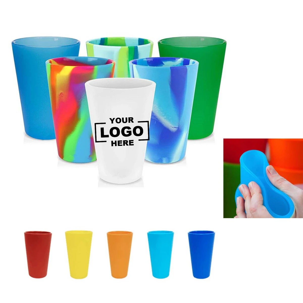 16Oz. Silicone Pint Cup 1