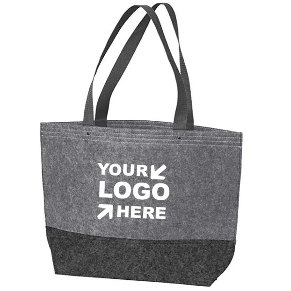 Large Felt Shopping Tote Bags 1
