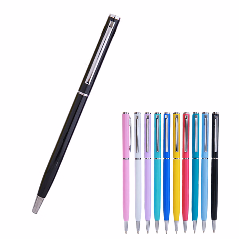 Twist Action Slim Aluminum Ballpoint Pen