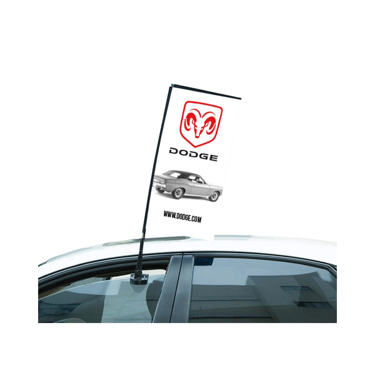 Car Window Feather Flag Double Sided (36") 1