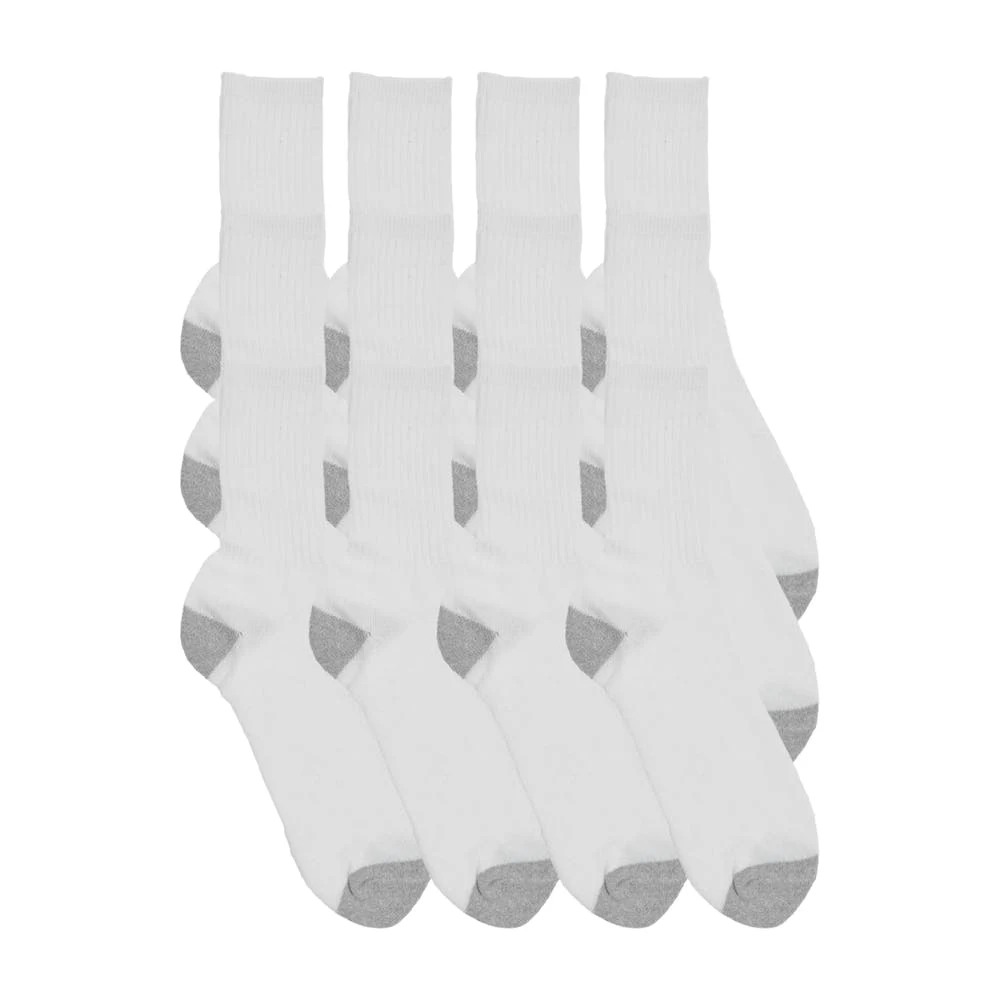 Adult Sport Socks - White/Gray 1