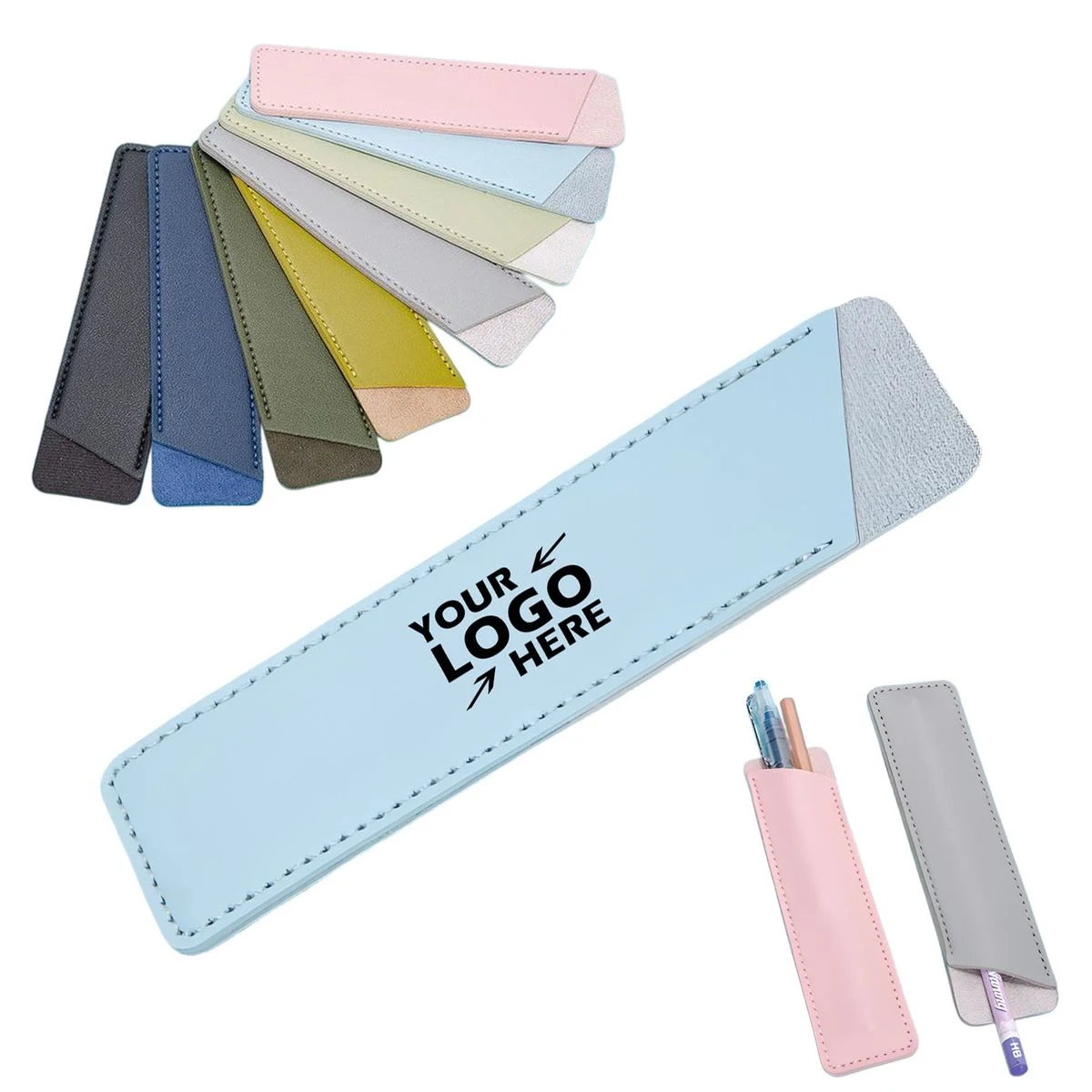 Classic PU Leather Pen Pouch, Pencil Case 1