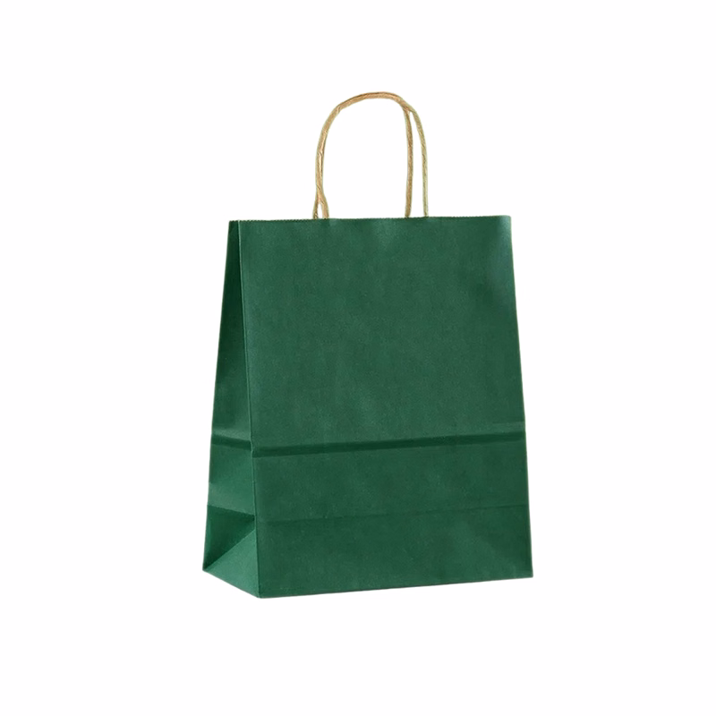 Kraft Paper Shopping Bag With Handle Medium