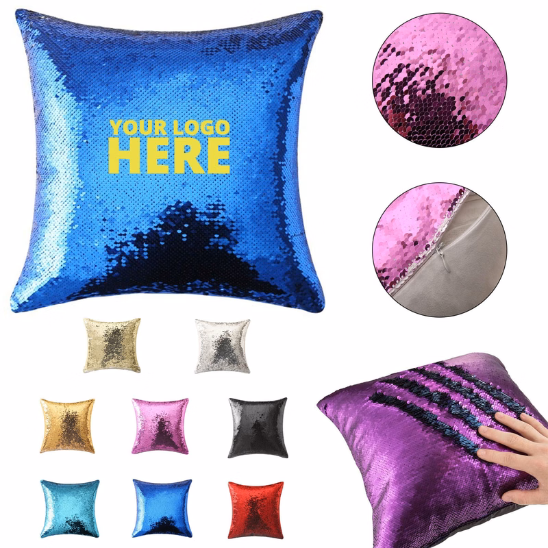 Reversible Sequin Pillow Cover