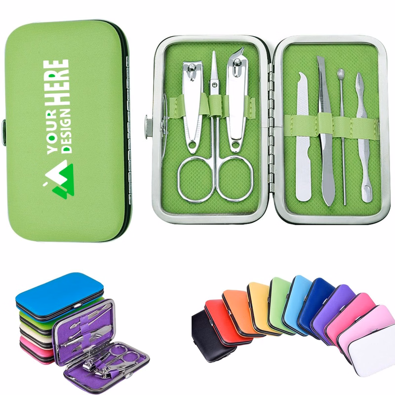 7 Piece Custom Portable Nail Manicure Set Clippers