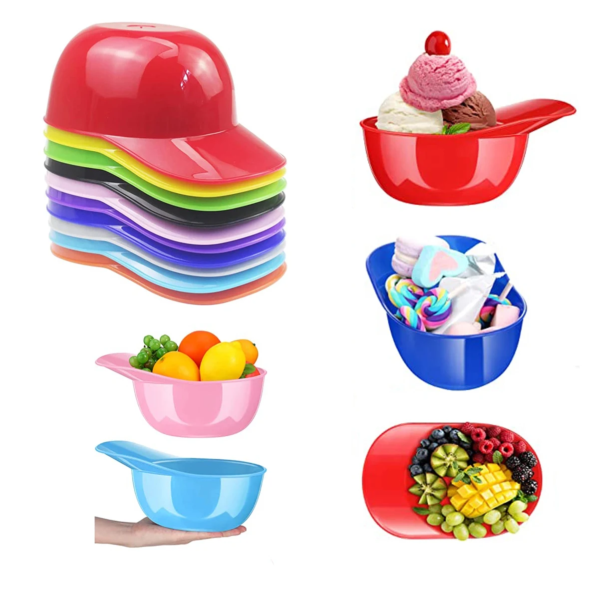 Baseball Helmet Ice Cream Bowl 1