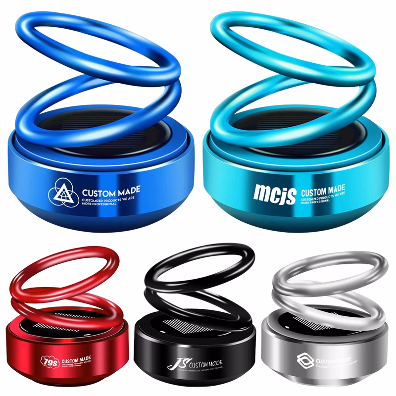 Solar Energy Rotating Solid Car Aromatherapy Diffuser