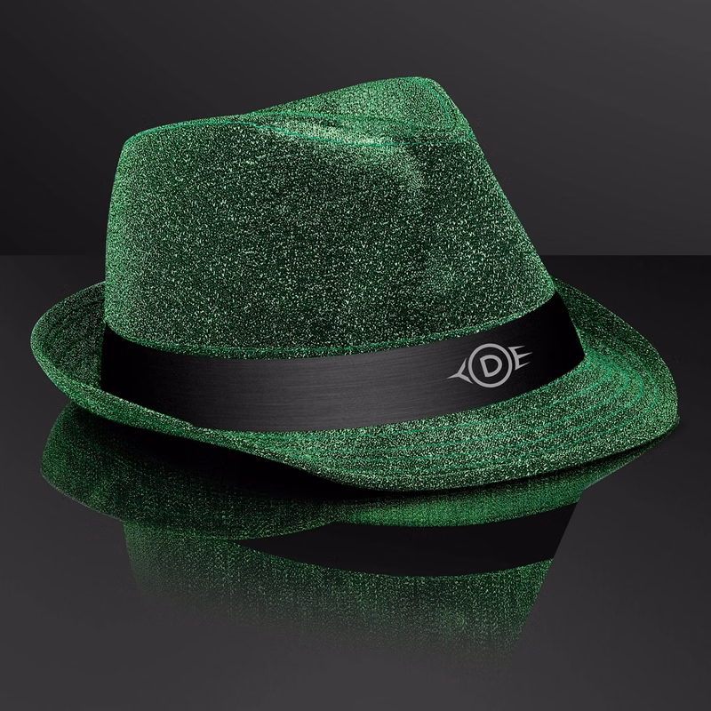 Snazzy Fedora Hat with Black Bands (NON-Light Up)