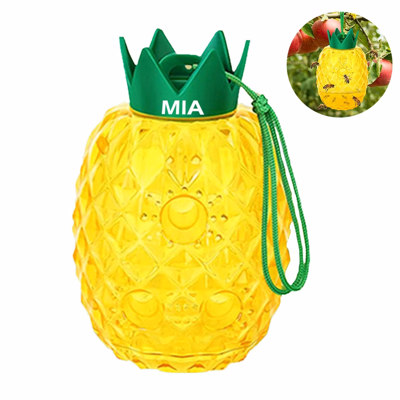 2 PCS Pineapple Shaped Bee Trap
