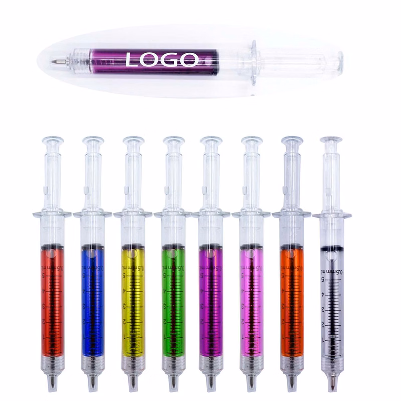 Retractable Syringe Ballpoint Pen