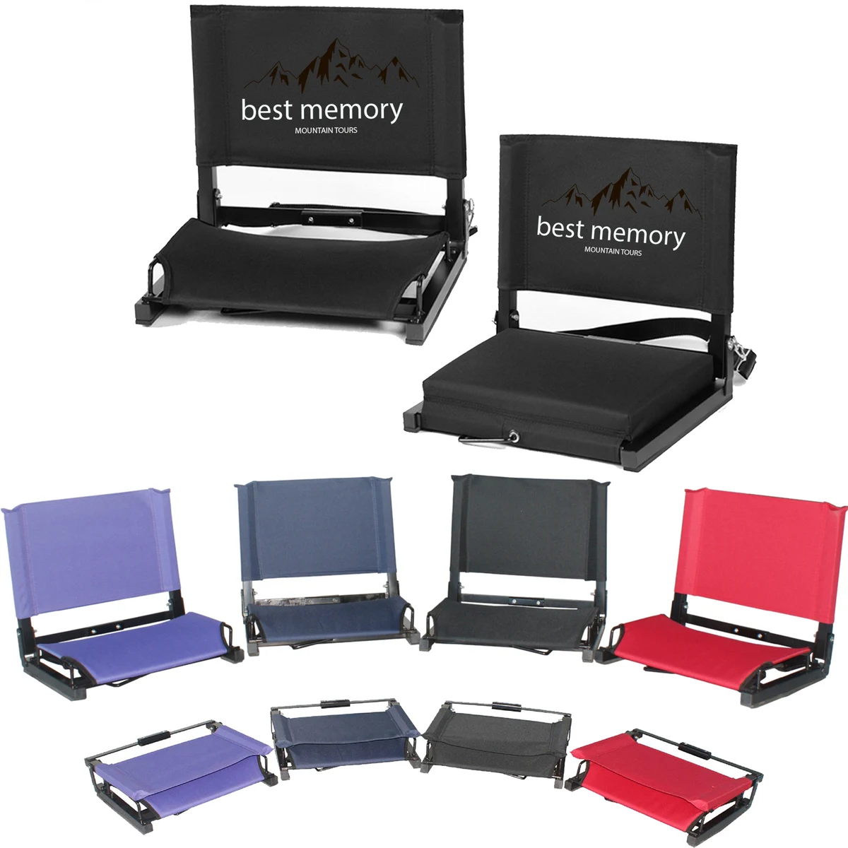 Portable Reclining Stadium Seat Chairs for Bleachers 1