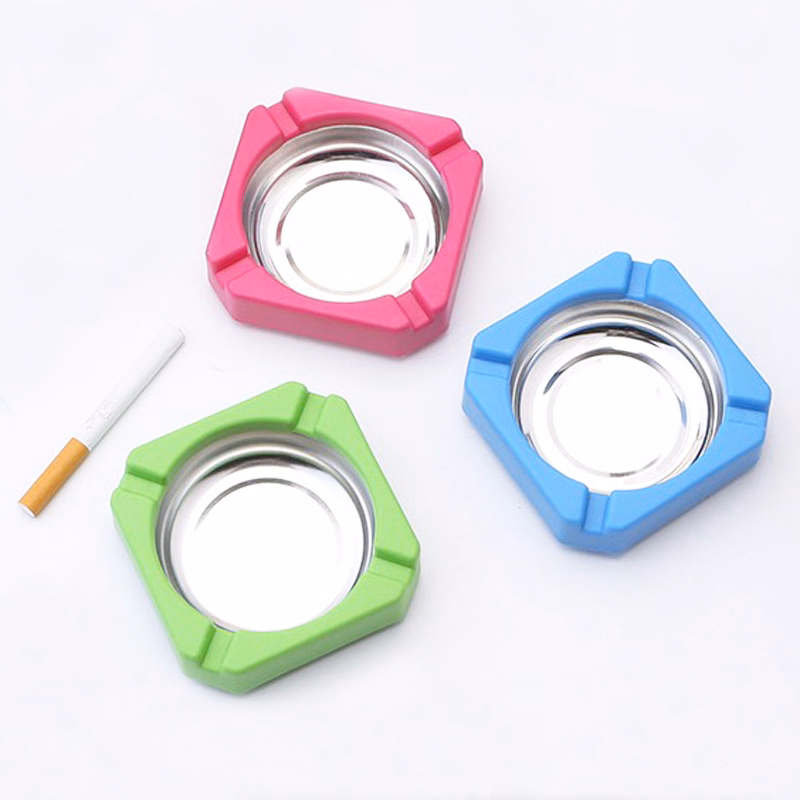 Color Stainless Steel Ashtray