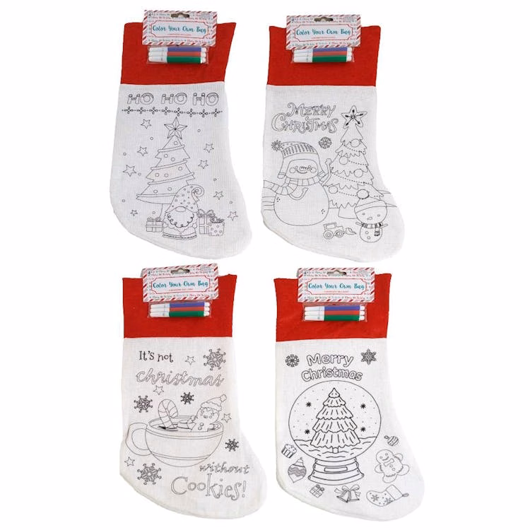 Color Your Own Stocking - Assorted