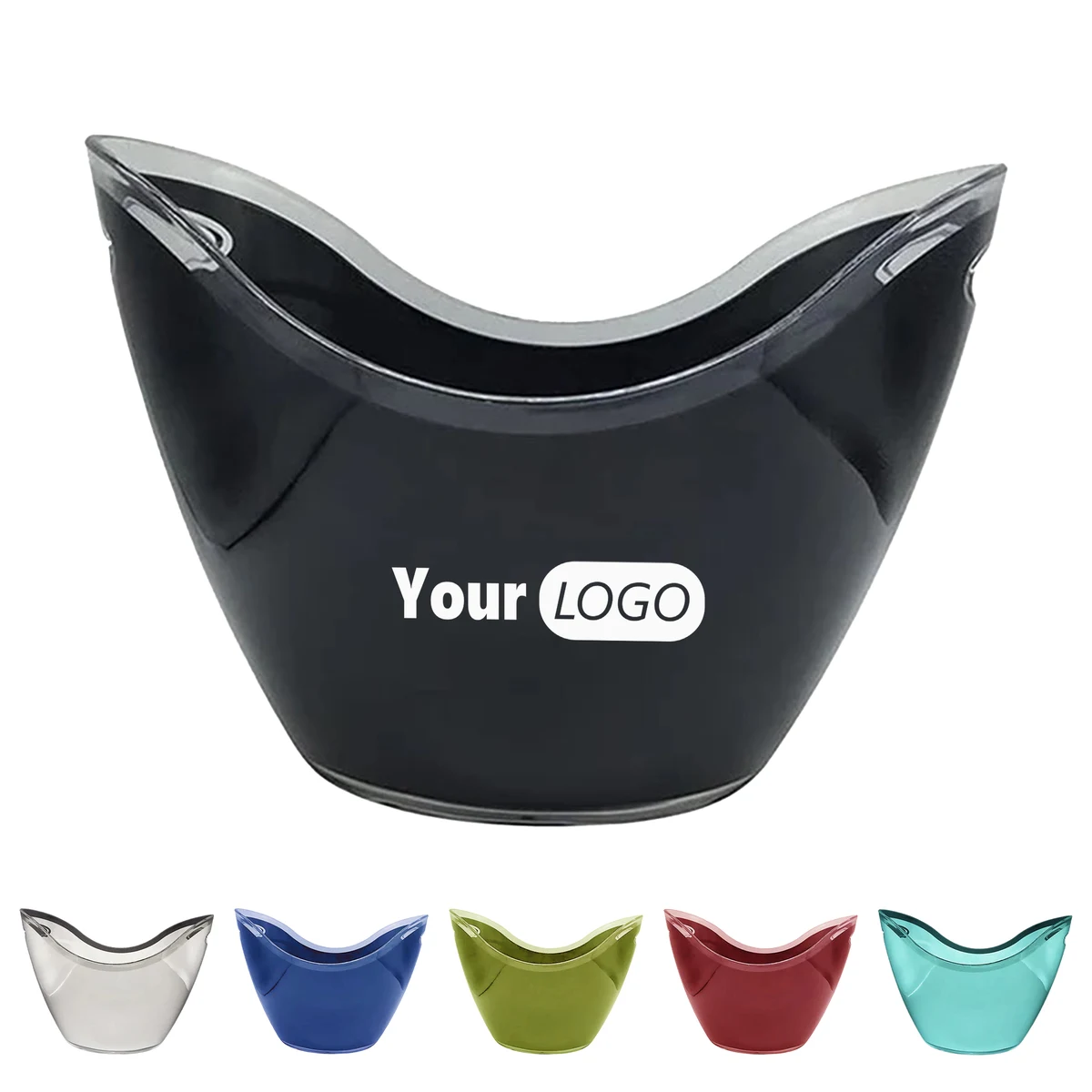 Pvc Stylish 8L Ice Bucket With Handles ?C Perfect For Parties 1
